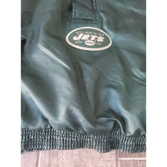 Vintage NFL New York Jets Pro Line Starter Mens Large Half Zip Puffer Jacket - Picture 3 of 11